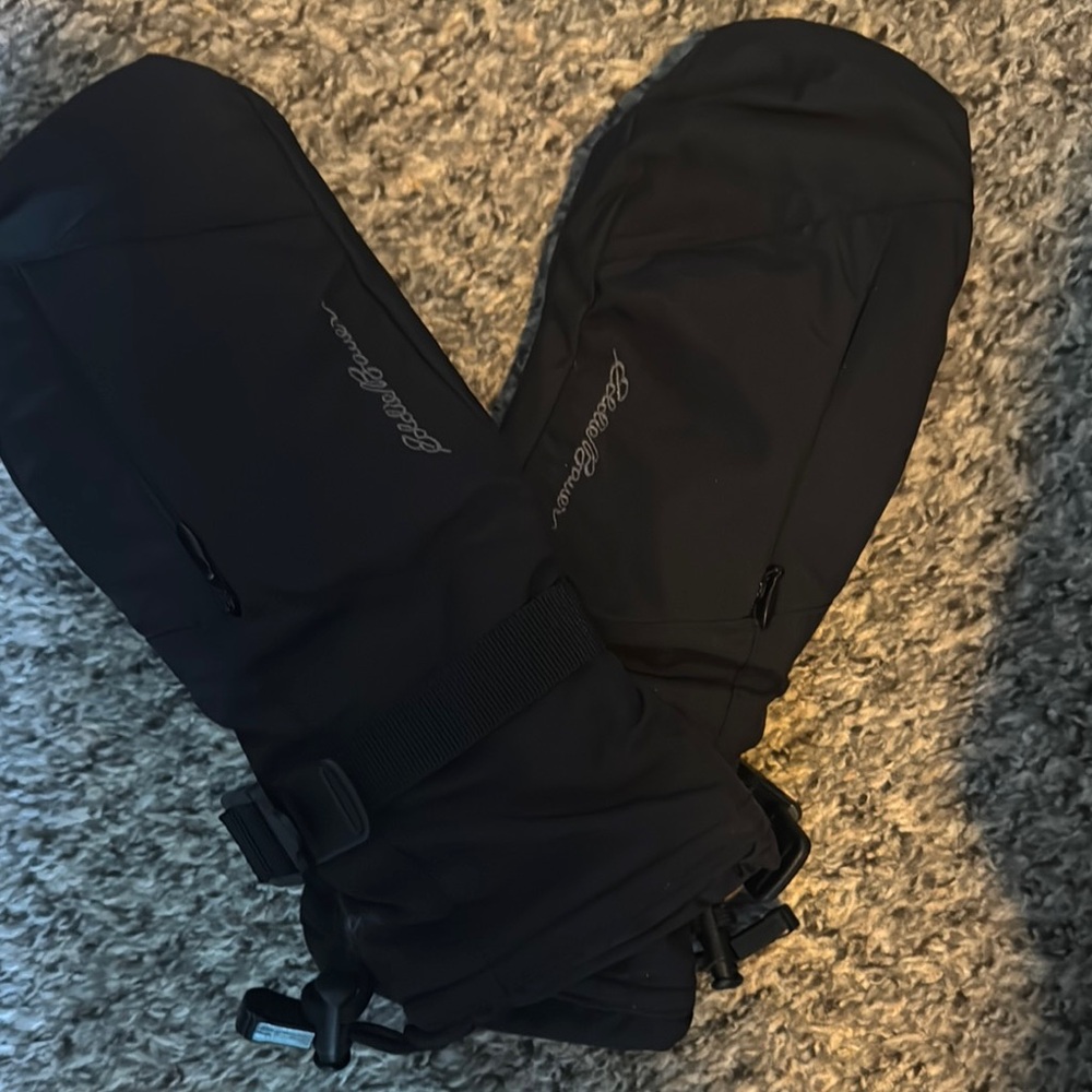 Eddie Bauer Black Mittens